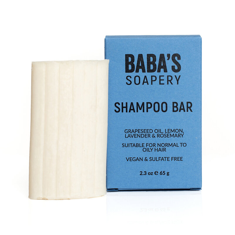 Натурален твърд шампоан за мазна коса Babas Soapery 65g